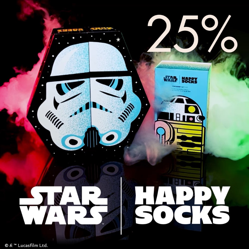 Happy socks 25%