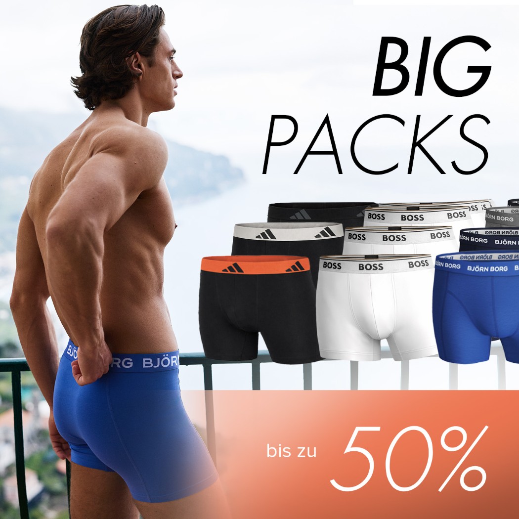 big packs bis zu 50%