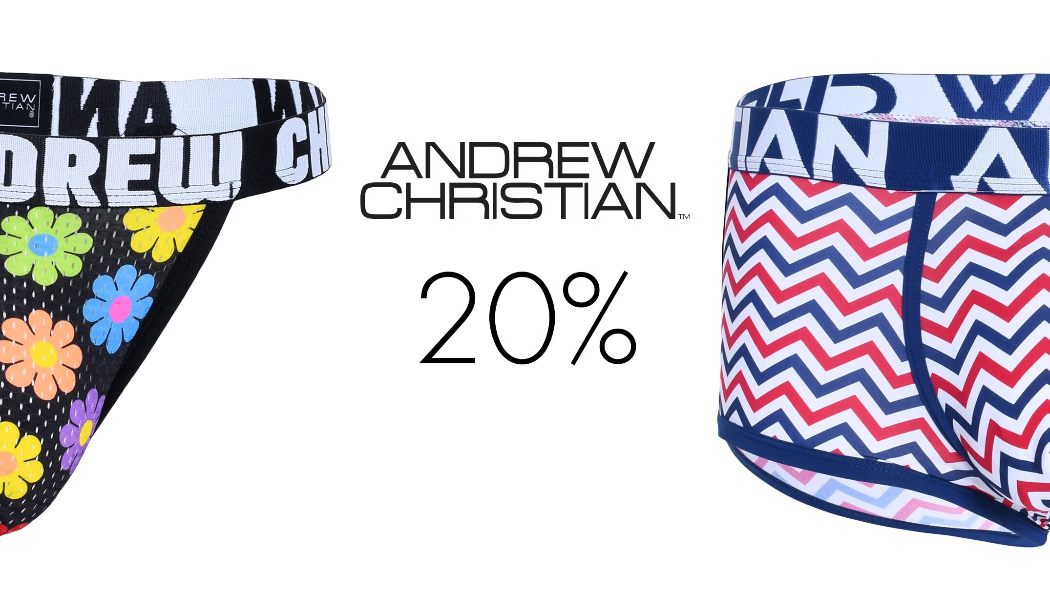 Andrew christian 20%