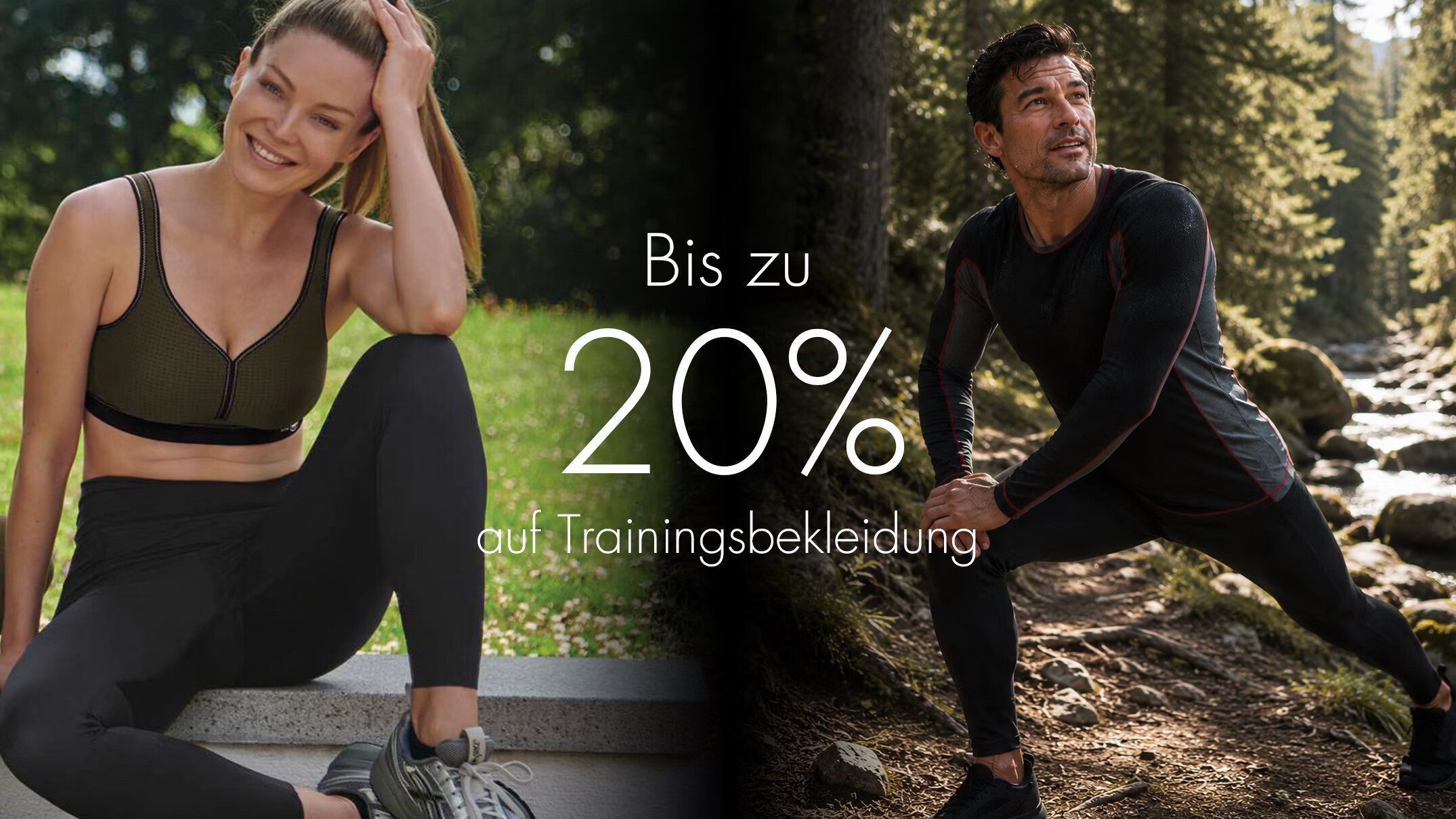 Workout clothes up tp 20%