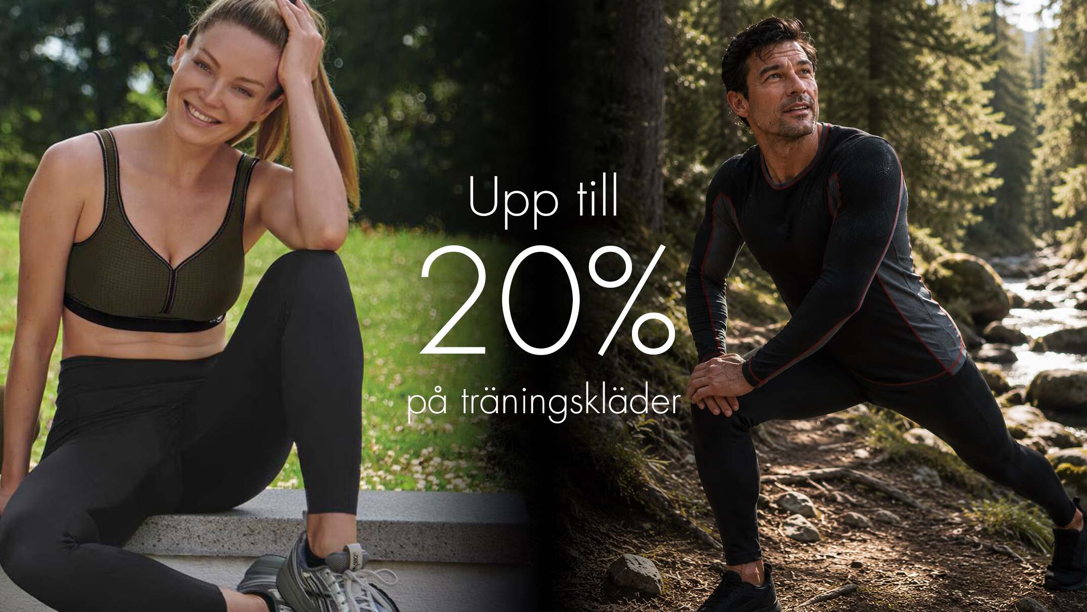 Workout clothes up tp 20%